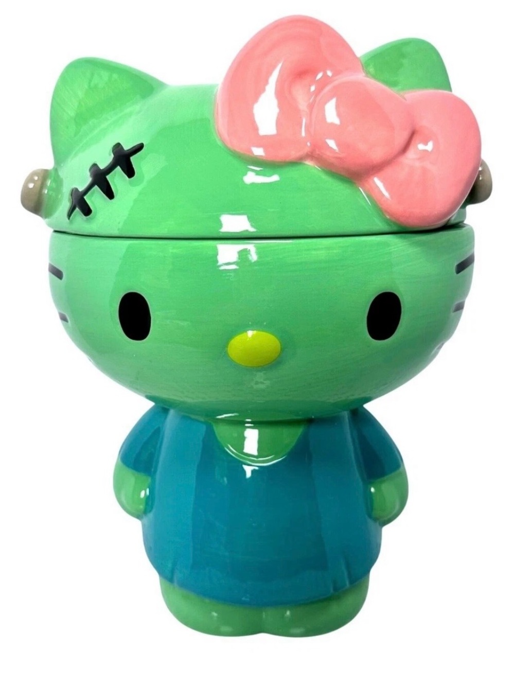Sanrio Hello Kitty Frankenstein Ceramic Cookie Jar